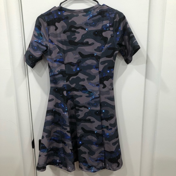 NWOT - never worn - Blackmilk Galaxy Camo Evil Tee Dress - sz S - Picture 7 of 8